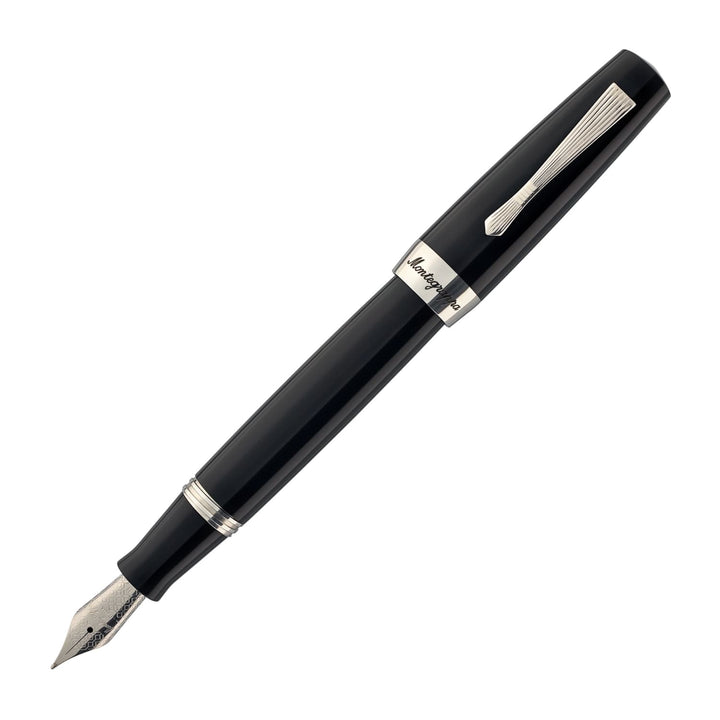 Montegrappa Elmo 02 Fantasy Bloom Edition Fountain Pen - Jet Black