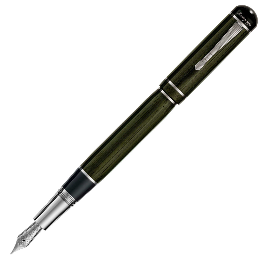 Montegrappa Mia Carissima Ebonite Fountain Pen - Petroleum Green