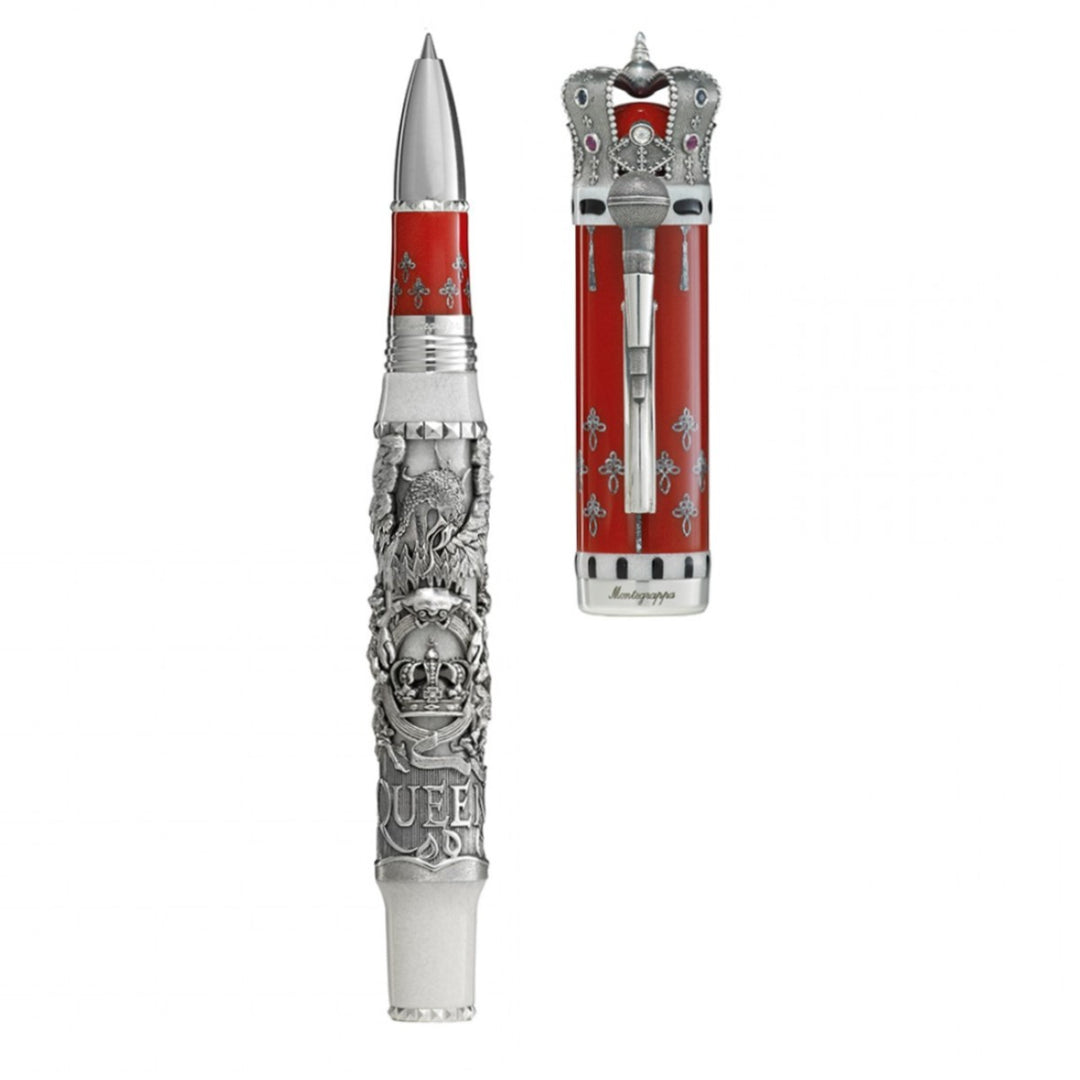 Montegrappa Queen: A Night at the Opera Rollerball Pen - Silver