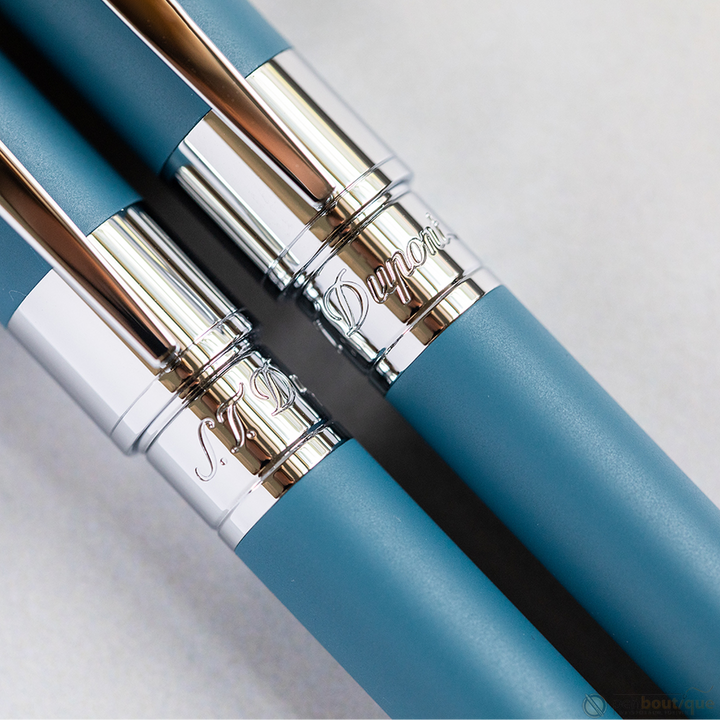 S.T. Dupont D-Initial Fountain Pen - Shark Blue