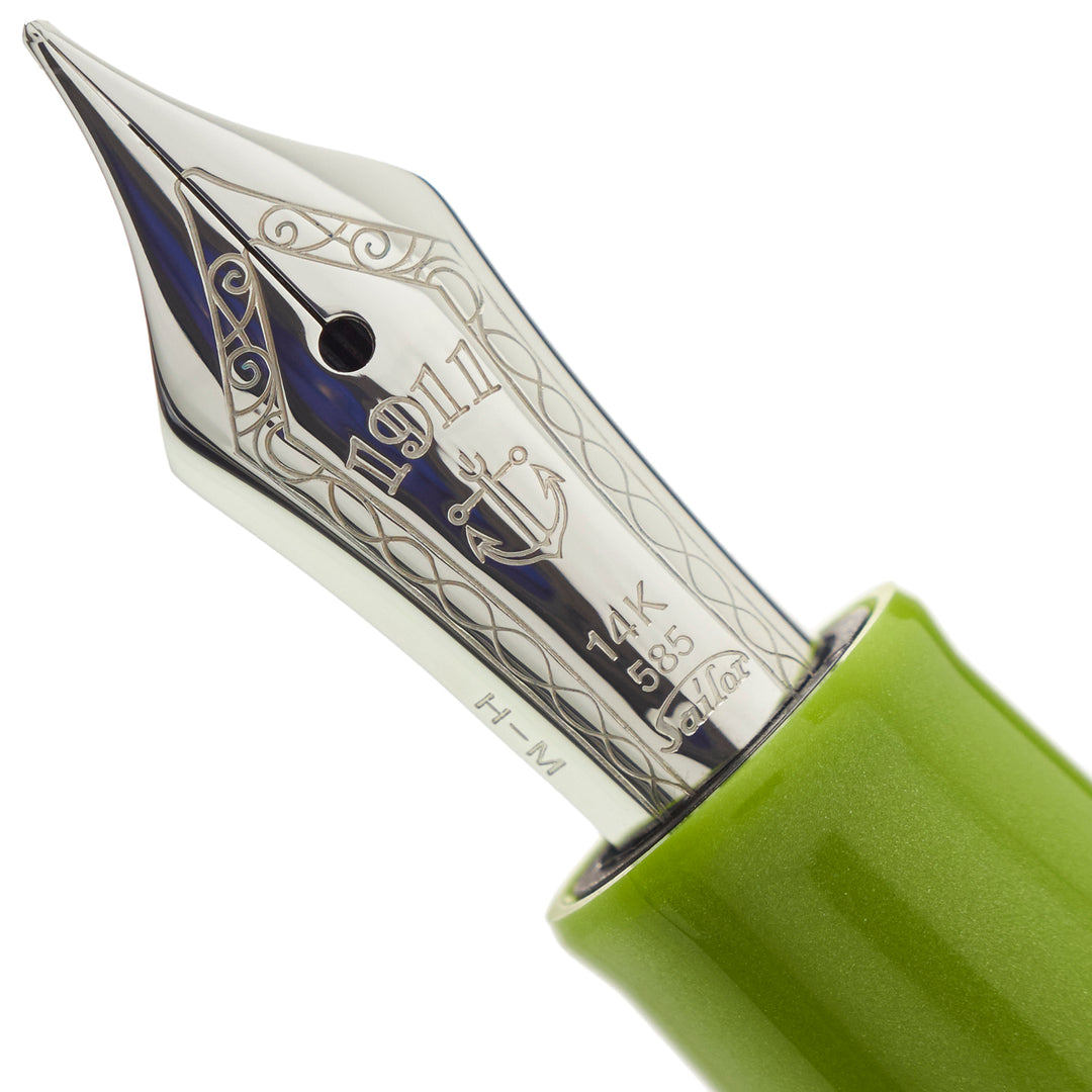 Sailor 1911S Mid-Size - Lime Fountain Pen