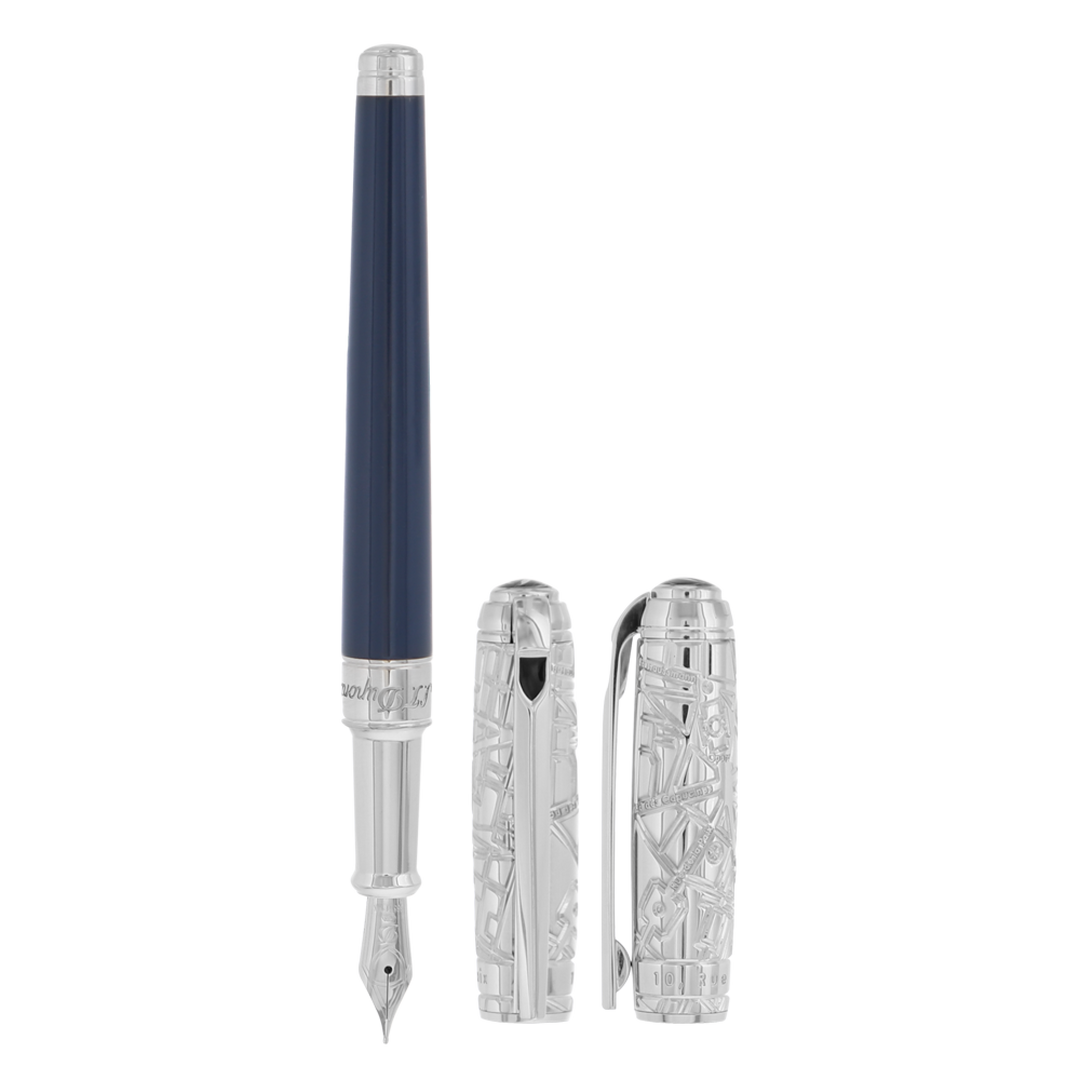 S.T. Dupont Line D Medium Fountain Pen - Paris