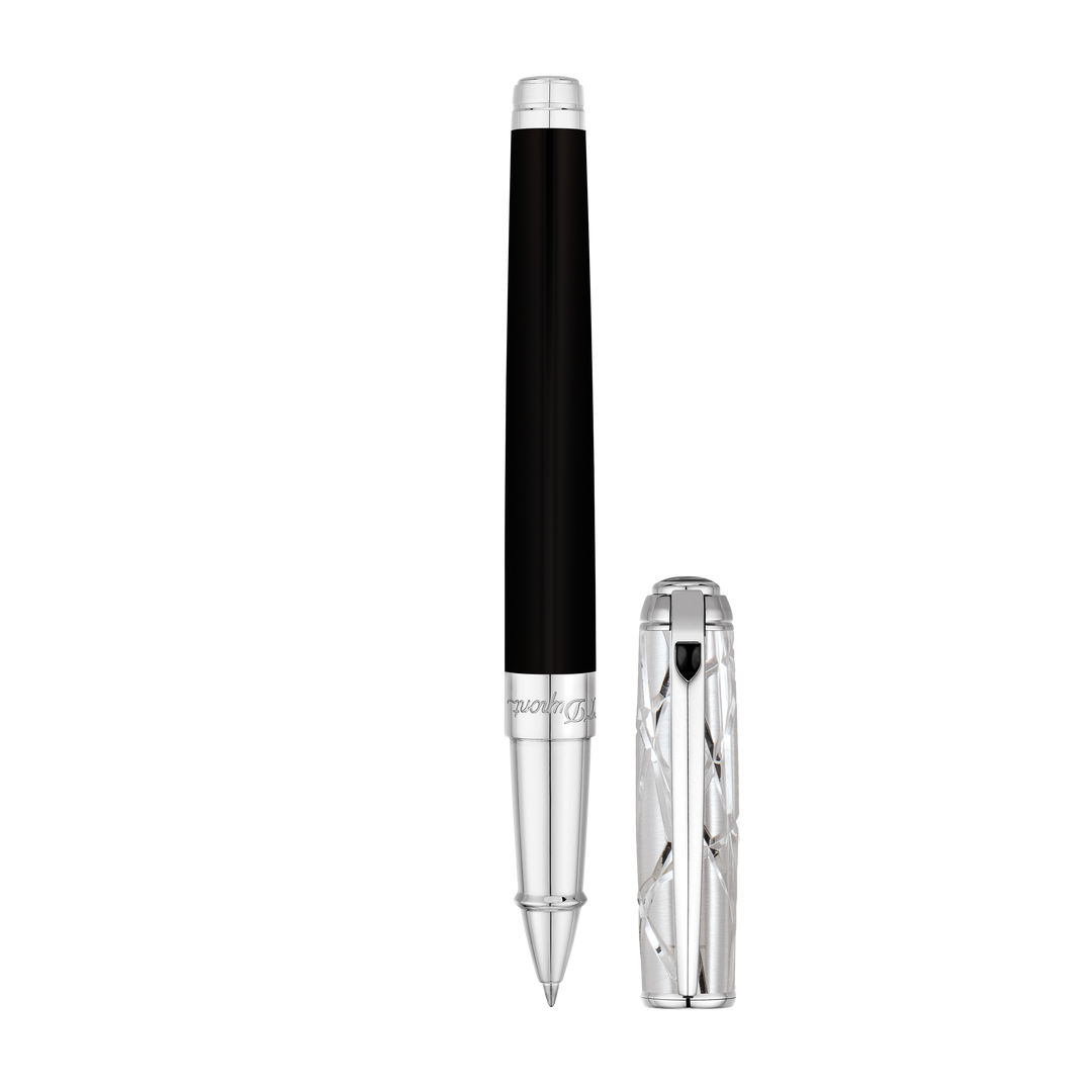 S.T. Dupont Line D Medium Rollerball Pen - Firelines