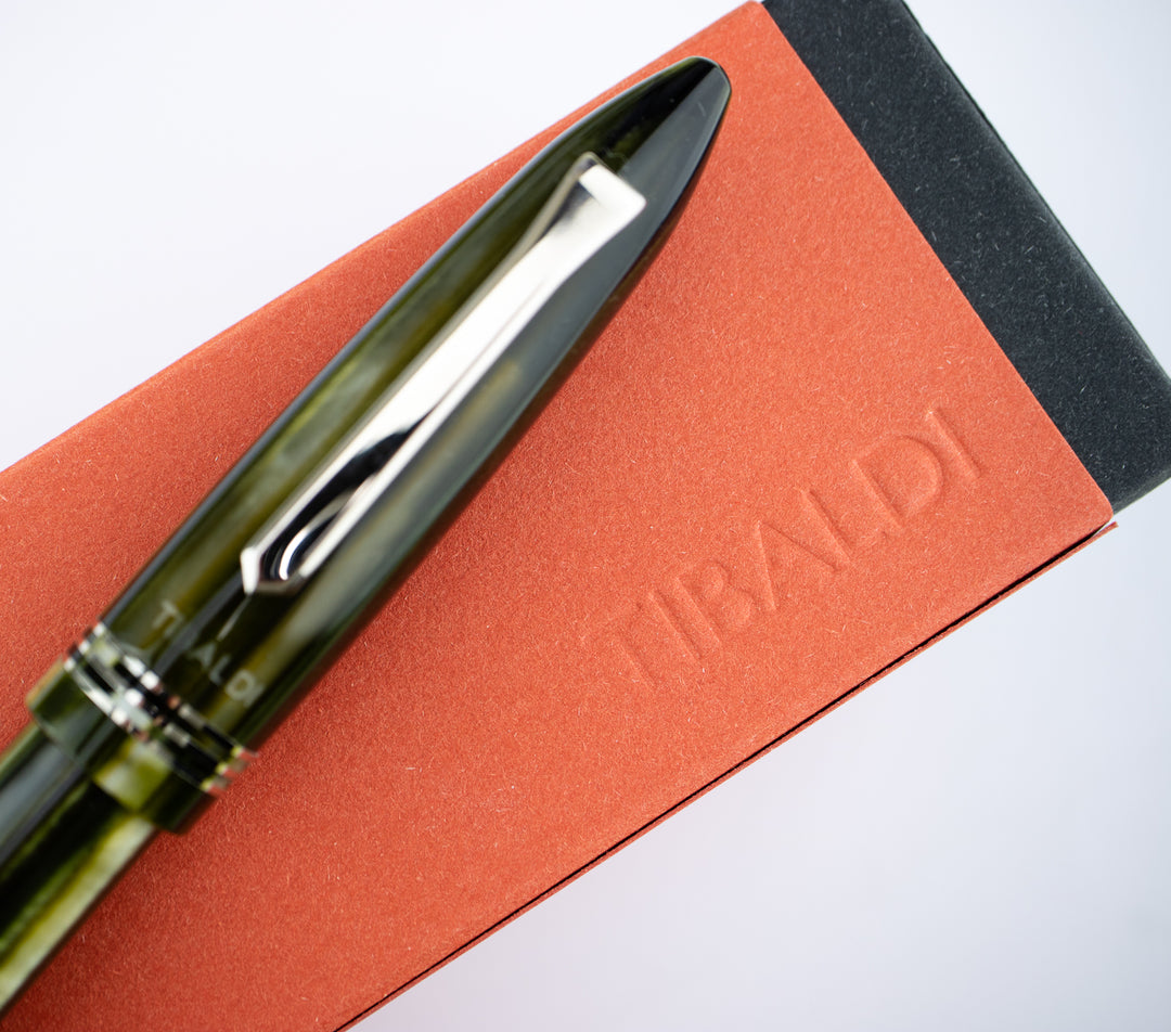 Tibaldi Bononia Fountain Pen - Martini Olive