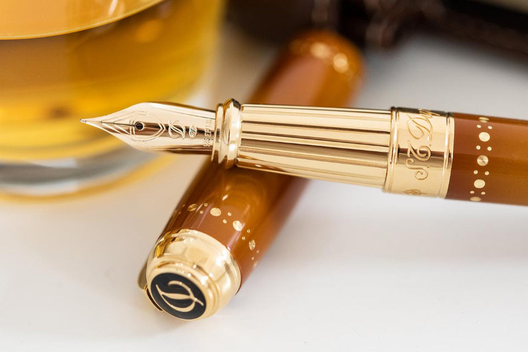 S.T. Dupont D-Initial Fountain Pen - Derby