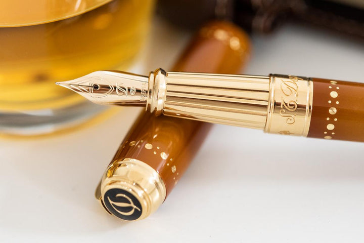 S.T. Dupont D-Initial Fountain Pen - Derby