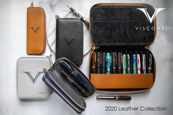 Visconti Leather Pen Sleeve