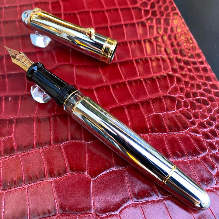 Aurora 88 Anniversario Fountain Pen - Chrome