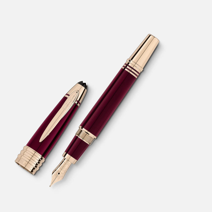 Montblanc Great Characters Homage to JFK Burgundy Fountain Pen