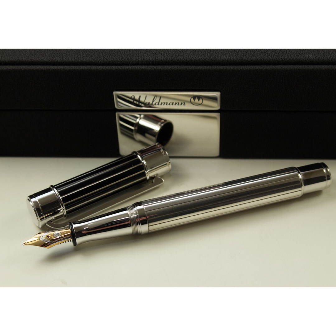 Waldmann Commander Fountain Pen - Steel M