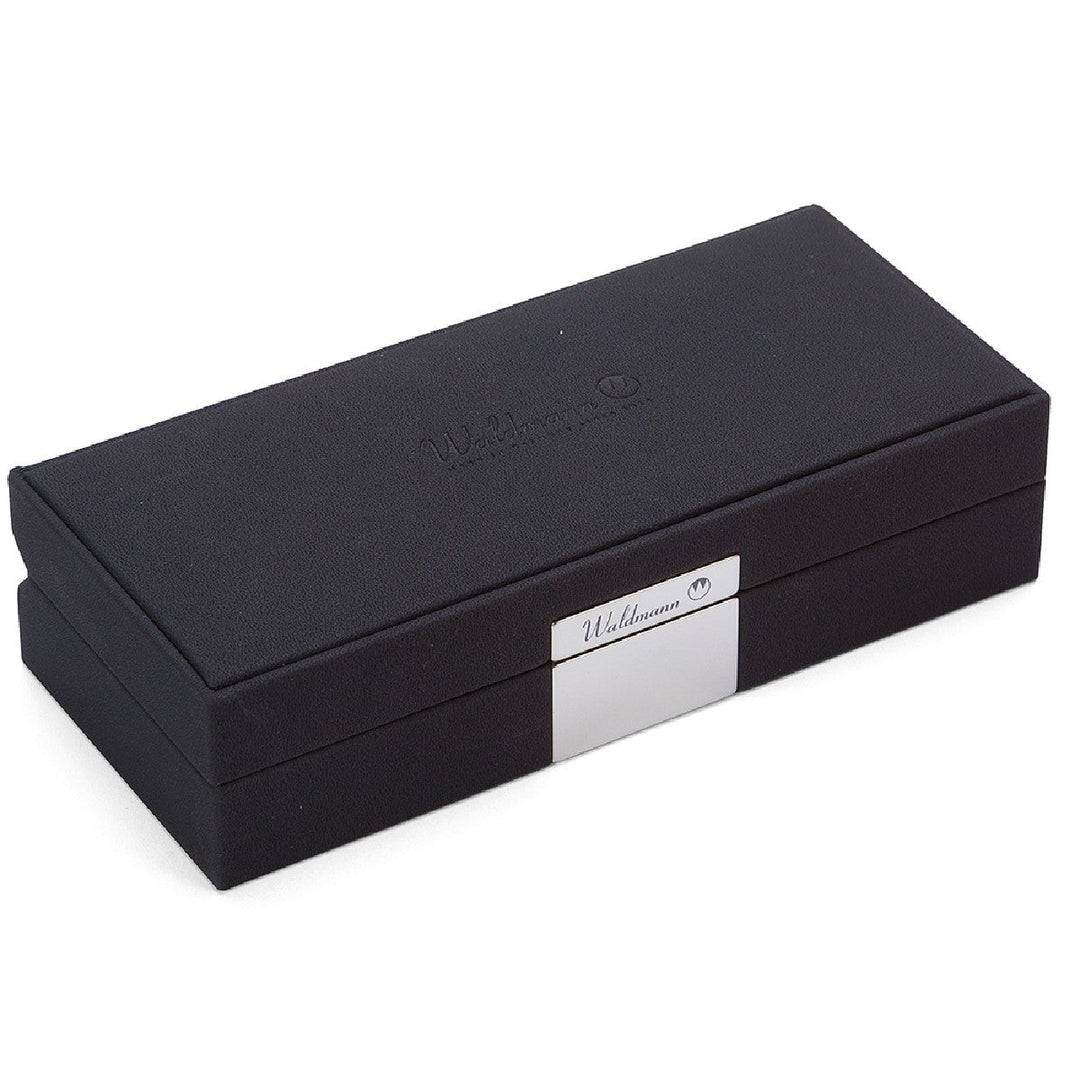 Waldmann Tango Fountain Pen - Black Lacquer - Steel