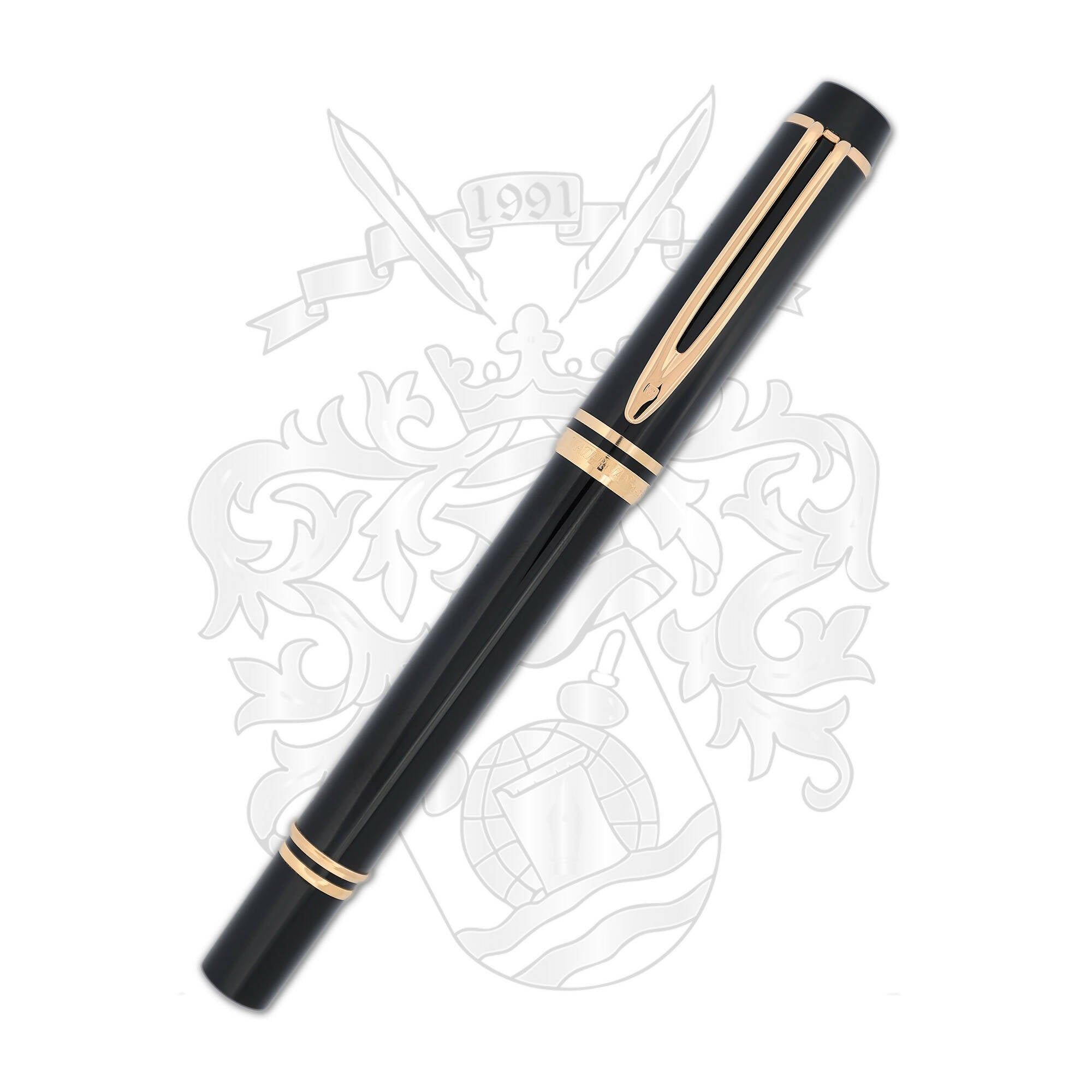 ウォーターマン❤IDEAL 18K 750 \"Le Man100\" The GIANT 1980s Oversize Waterman Ideal Le Man 100 Gold and