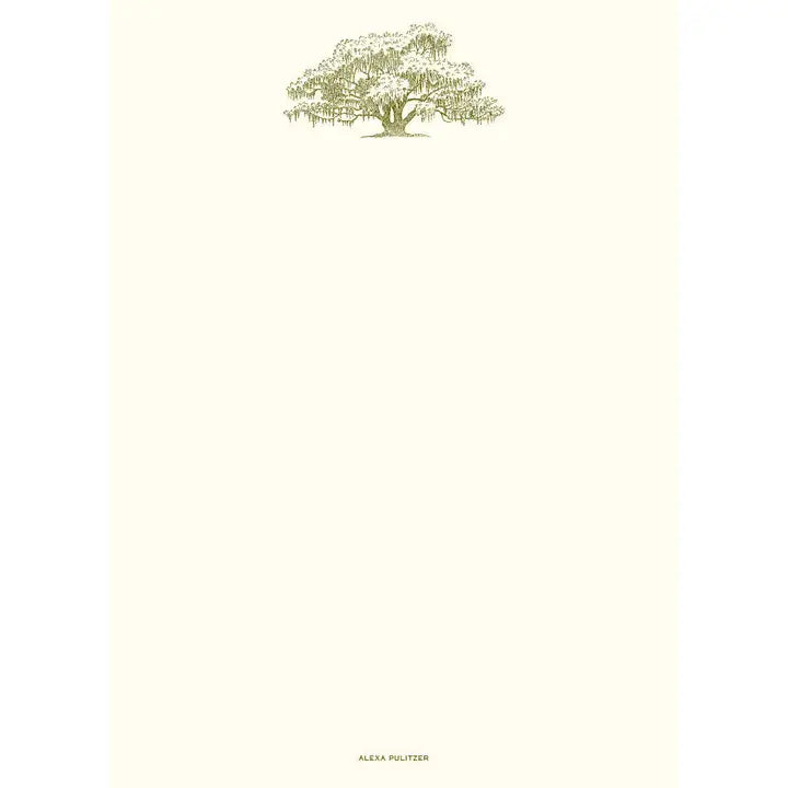 Alexa Pulitzer A6 Oak Tree Note Card with Plain Envelope (10ct.)