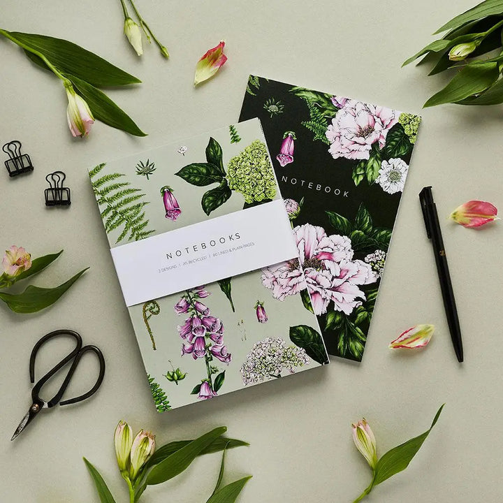 Summer Garden Softcover Notebooks A5