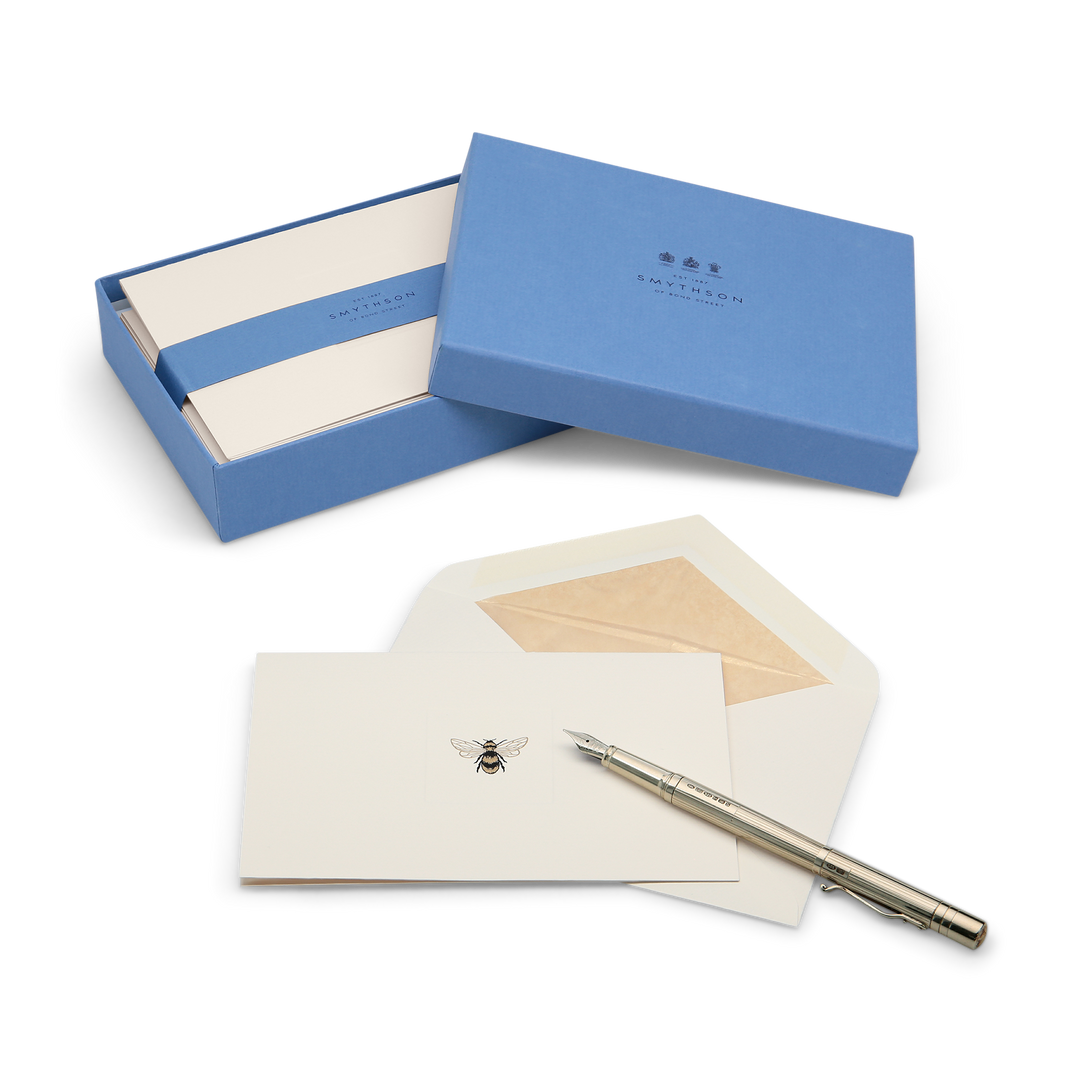 Smythson Bee Icon Notelets envelope