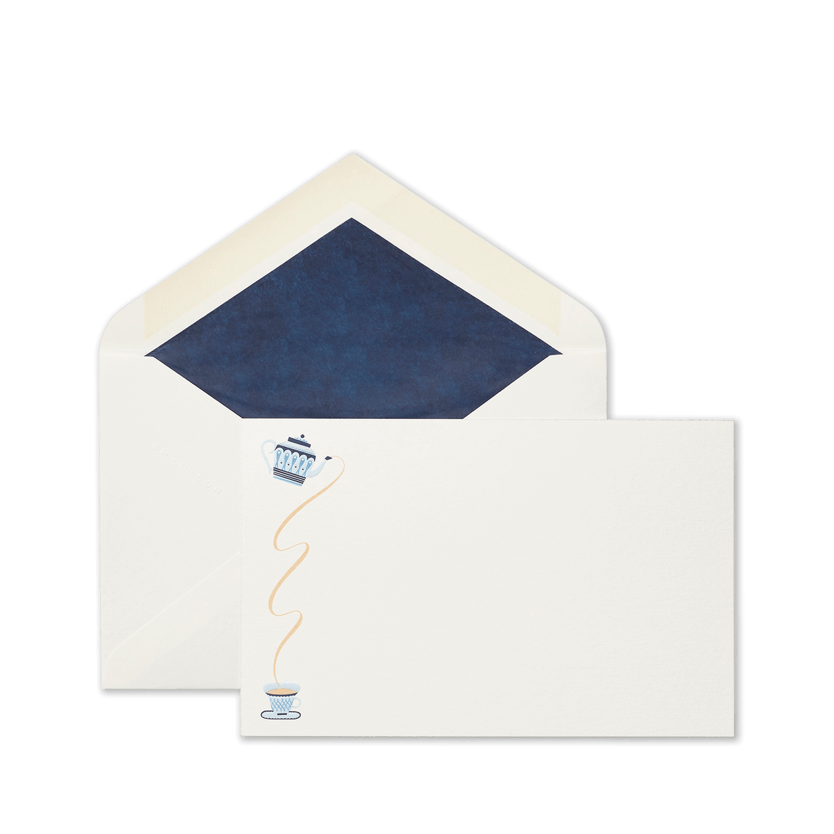 Smythson Teapot Motif Correspondence Cards