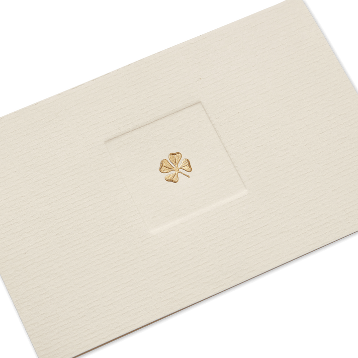 Smythson Clover Icon Notelets detail