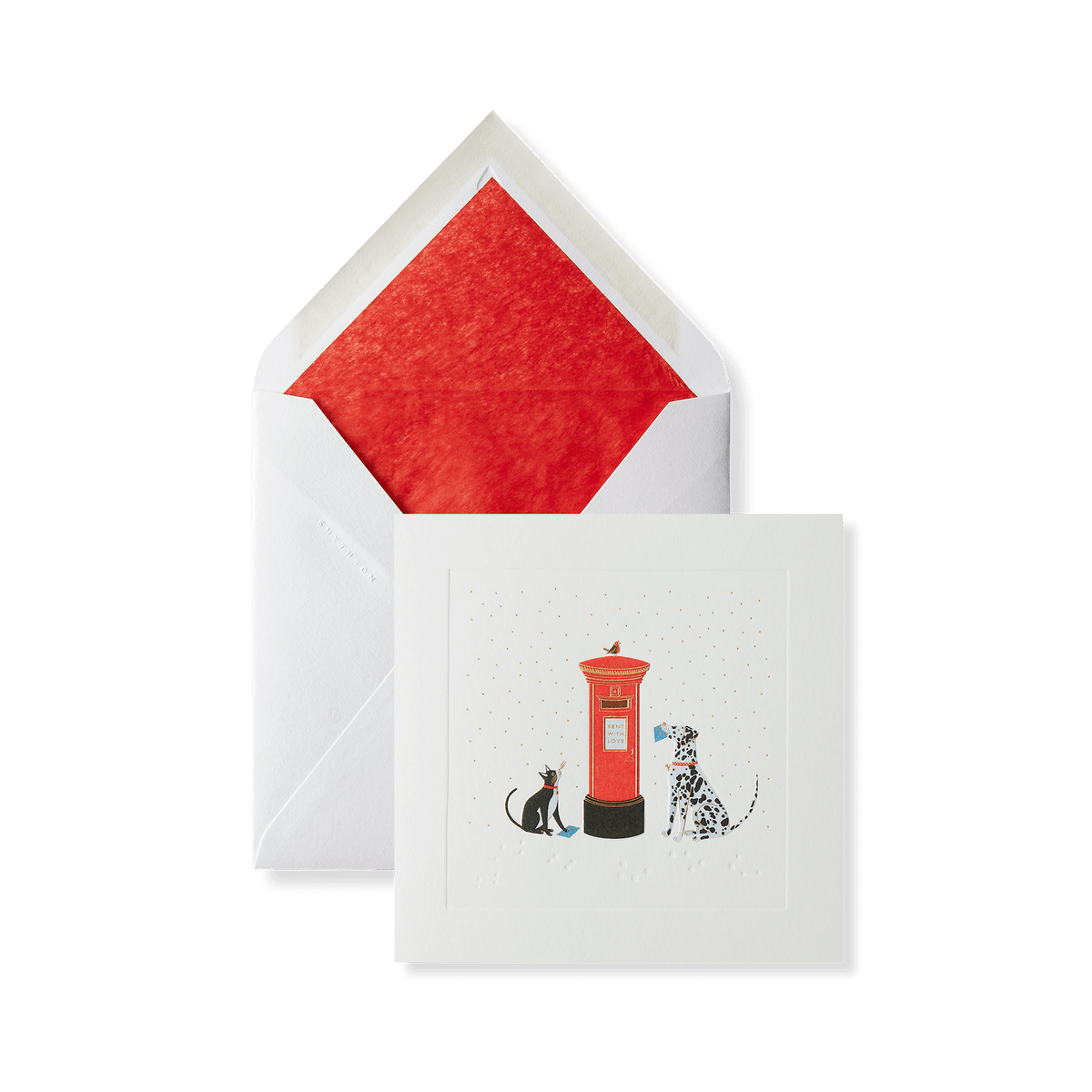 Smythson Postal Pets Christmas Card Set