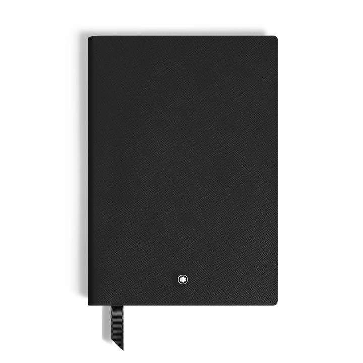 Notebook Medium, Saffiano Leather, Black - Blank Pages