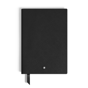 Notebook Medium, Saffiano Leather Black - Squared Pages