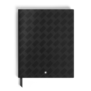 Large Notebook in Extreme Leather #149 Lined - Black