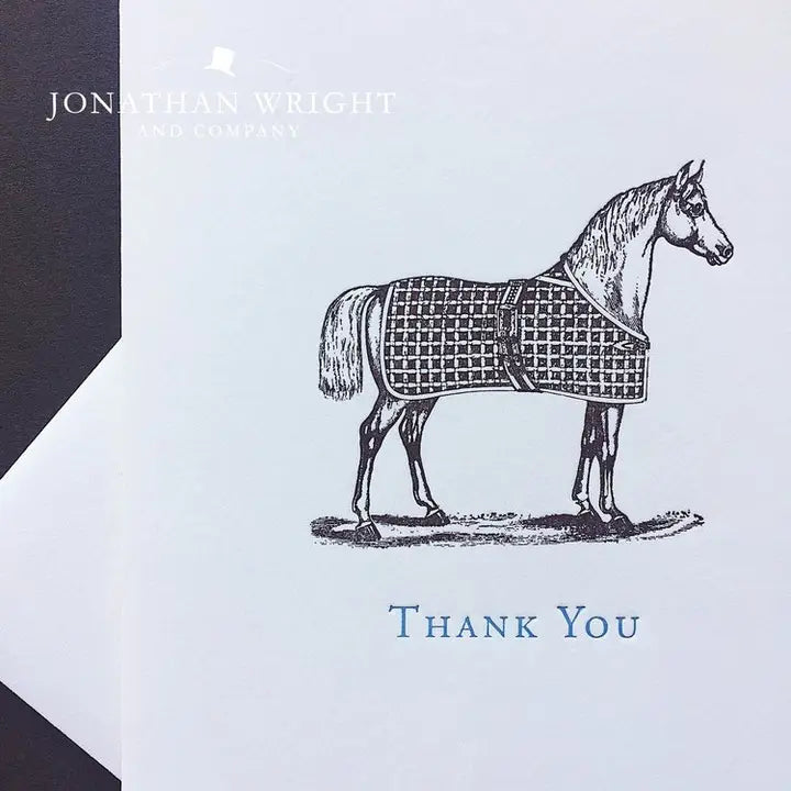 Jonathan Wright and Company -Equestrian Boxed Notecards 4.25" x  5.5" (6ct)
