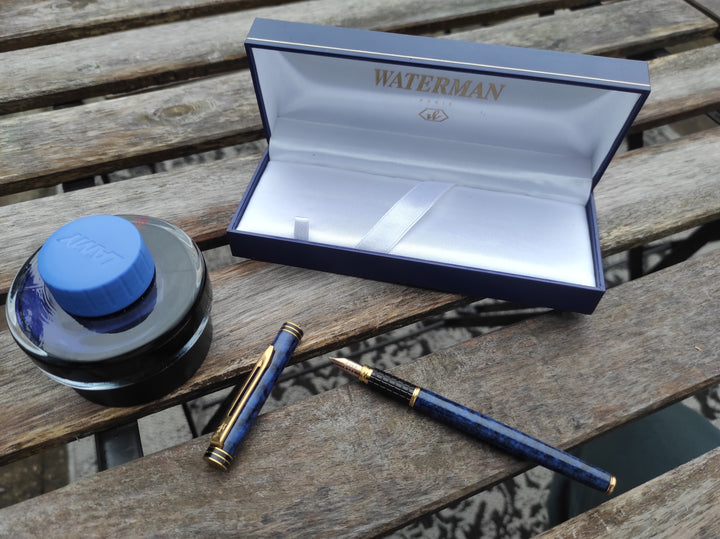 Waterman Ideal Gentleman Blue 18k