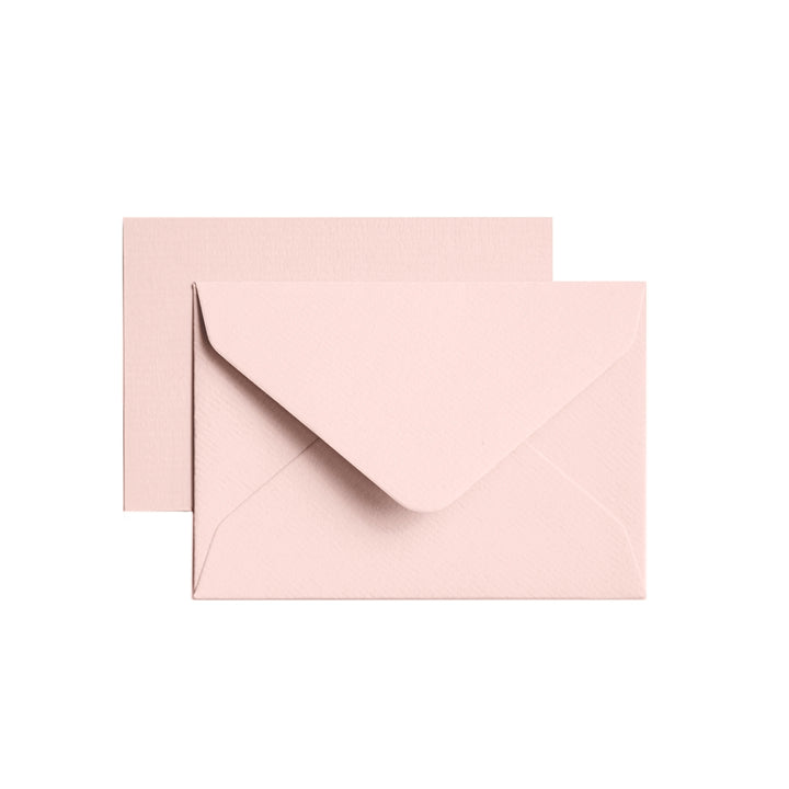 Crown Mill Classic Laid Plain Edge Small Note Card Silver Box 25/25 -  2.5x3.75"