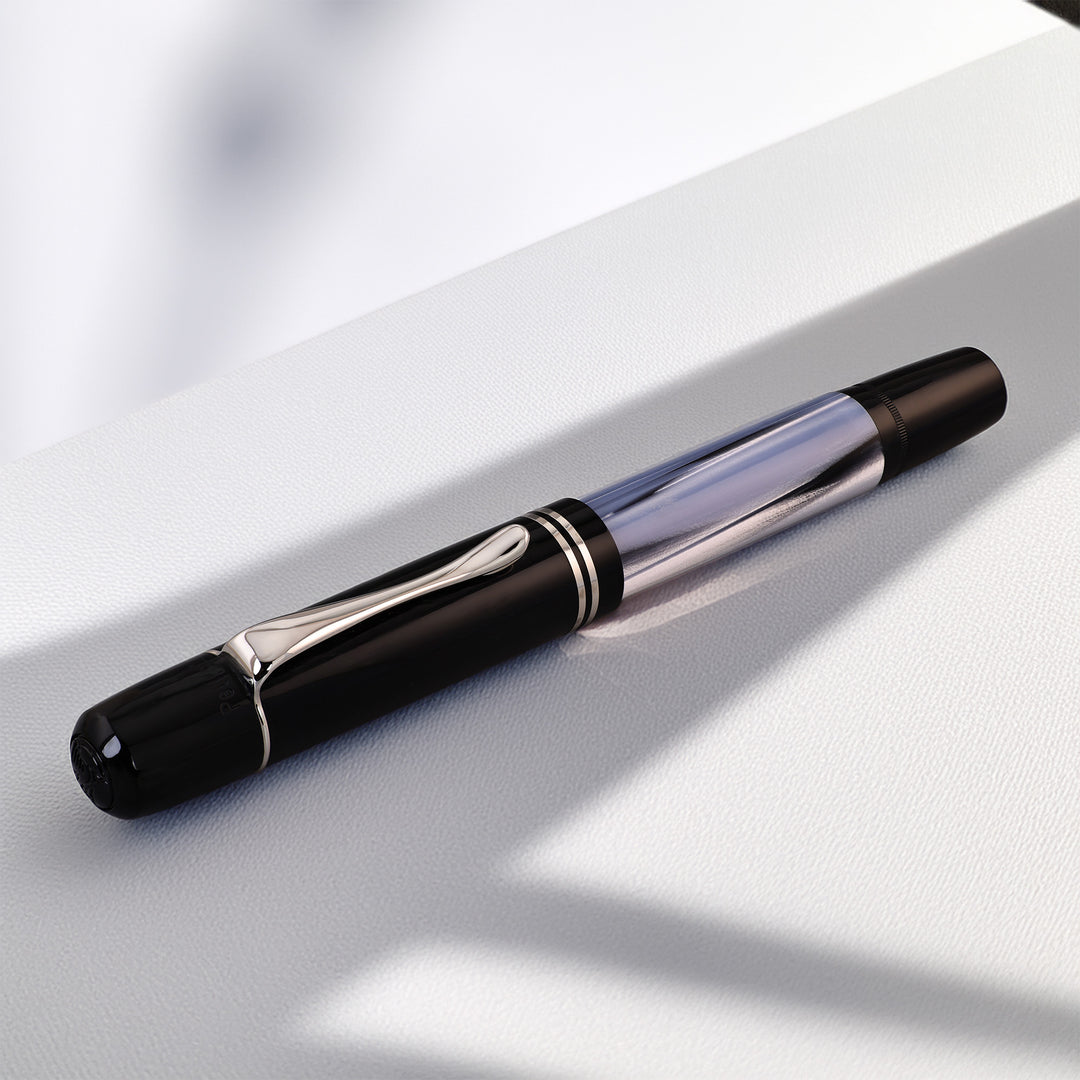 Pelikan M101 Blue Grey Marble Fountain Pen