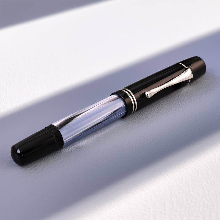 Pelikan M101 Blue Grey Marble Fountain Pen