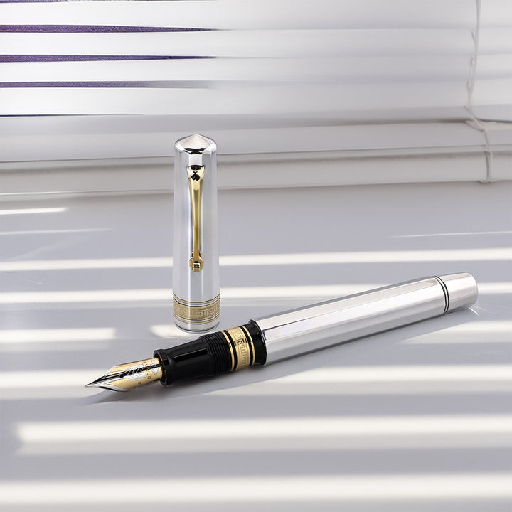 OMAS Paragon Sterling Silver Fountain Pen