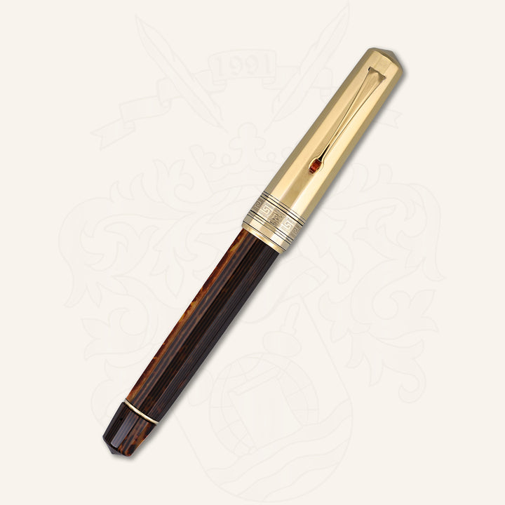 OMAS Paragon Arco Brown with Vermeil Cap Fountain Pen
