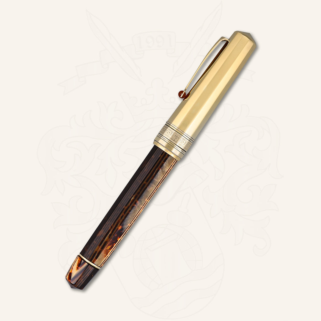OMAS Paragon Arco Brown with Vermeil Cap Fountain Pen