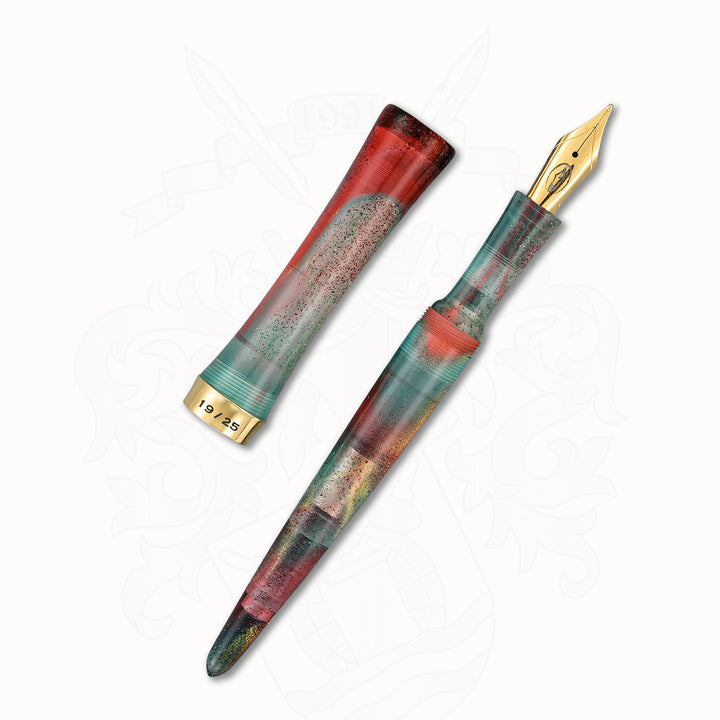 Edison x Pourly Controlled Holiday LE Elysian Fountain Pen