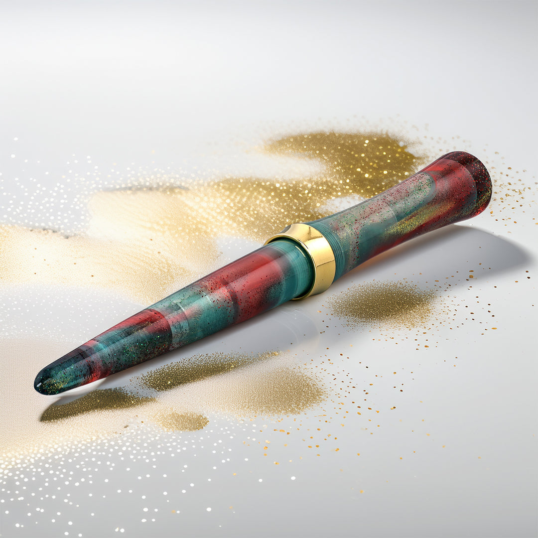 Edison x Pourly Controlled Holiday LE Elysian Fountain Pen