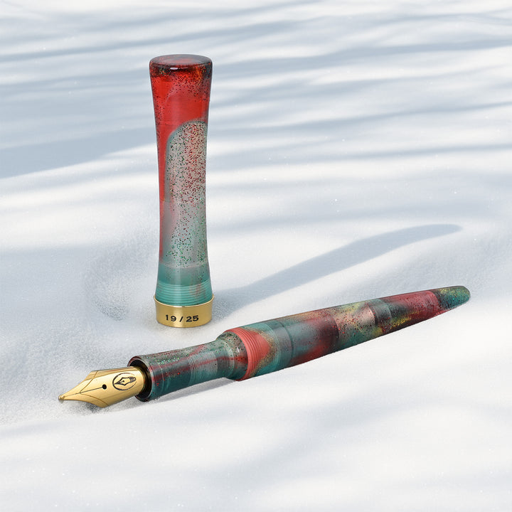 Edison x Pourly Controlled Holiday LE Elysian Fountain Pen