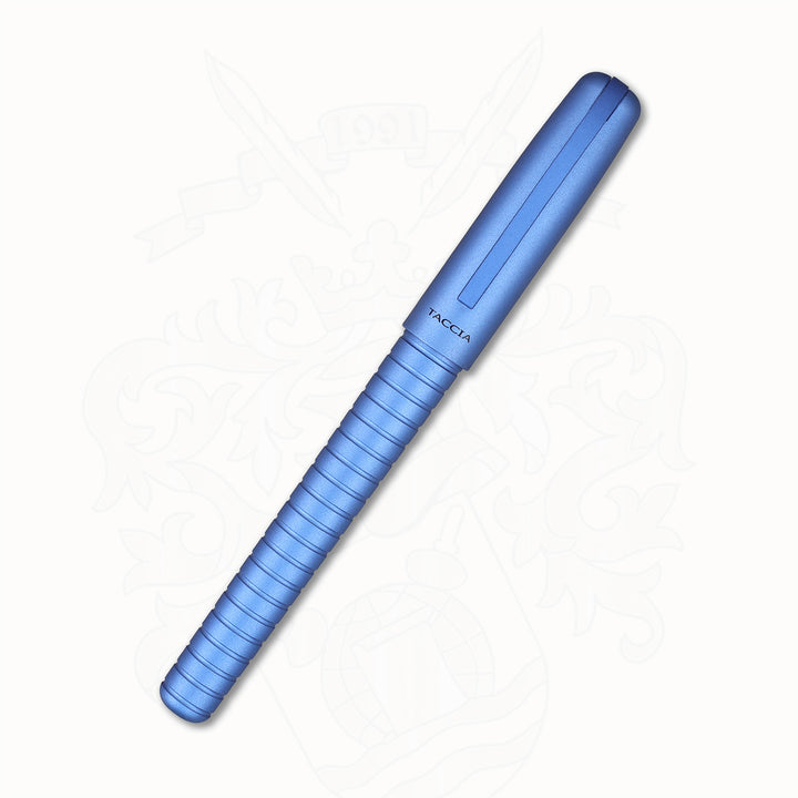 Taccia Pinnacle Fountain Pen TPN-149F-AB – Aero Blue, Stainless Steel Music Nib