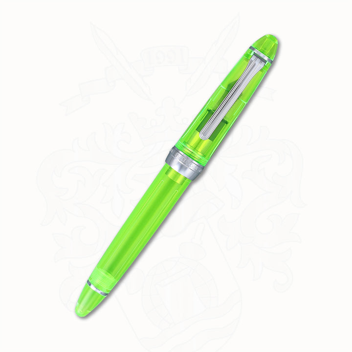 Sailor 1911S Highlighter Fountain Pen – Neon Green Limited Edition, 14K Gold MS Nib