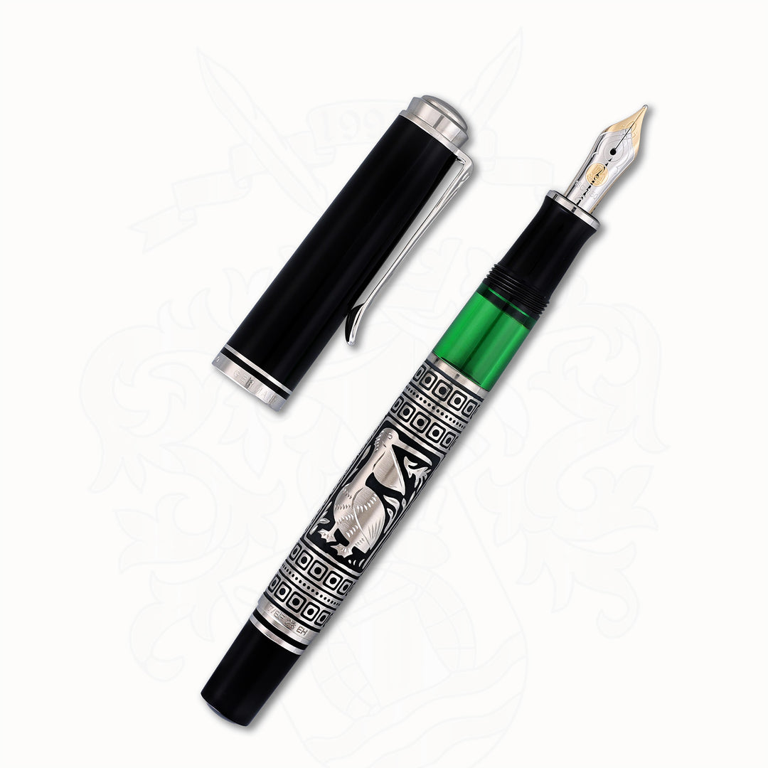 Pelikan Toledo Fountain Pen – Sterling Silver Overlay