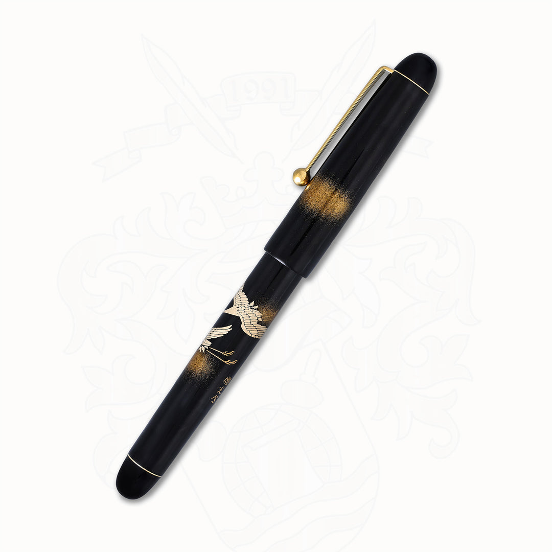 Pilot Togidashi Hira Maki-E Double Crane Fountain Pen