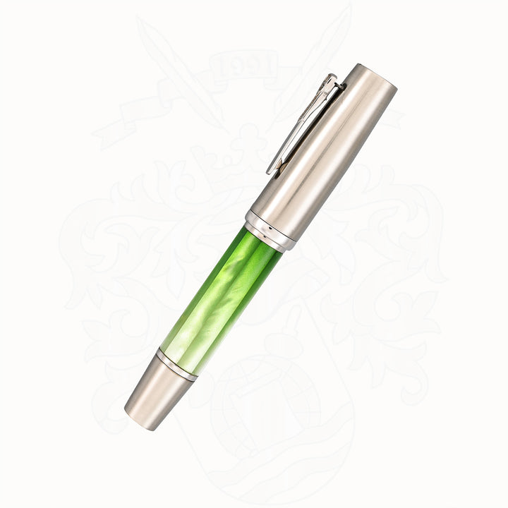 Krone Mother of Pearl Gradient Chartreuse Fountain Pen