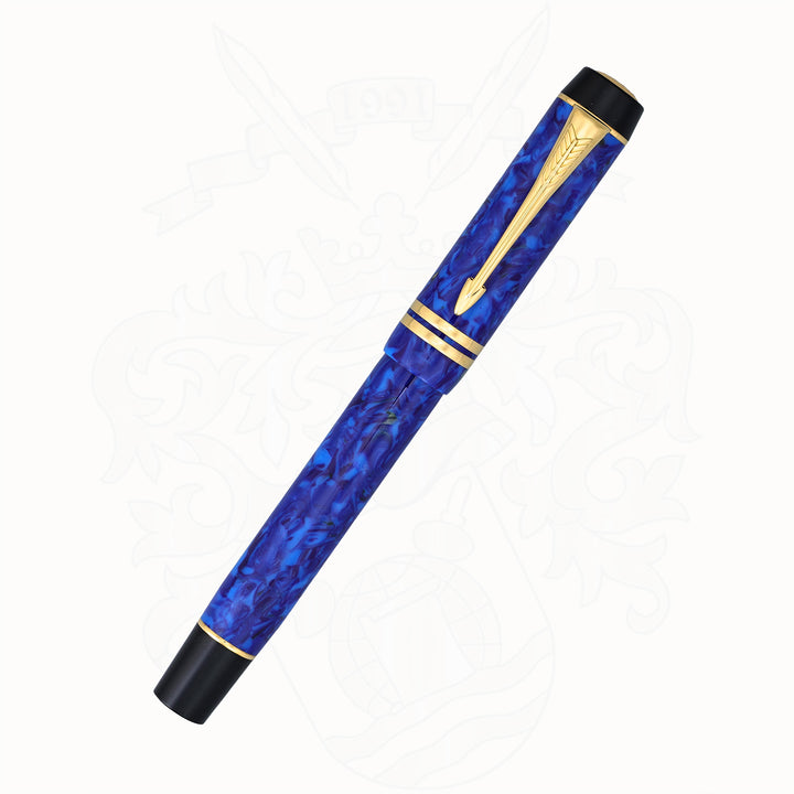 Parker Duofold Centennial MKII Lapis Lazuli Fountain Pen