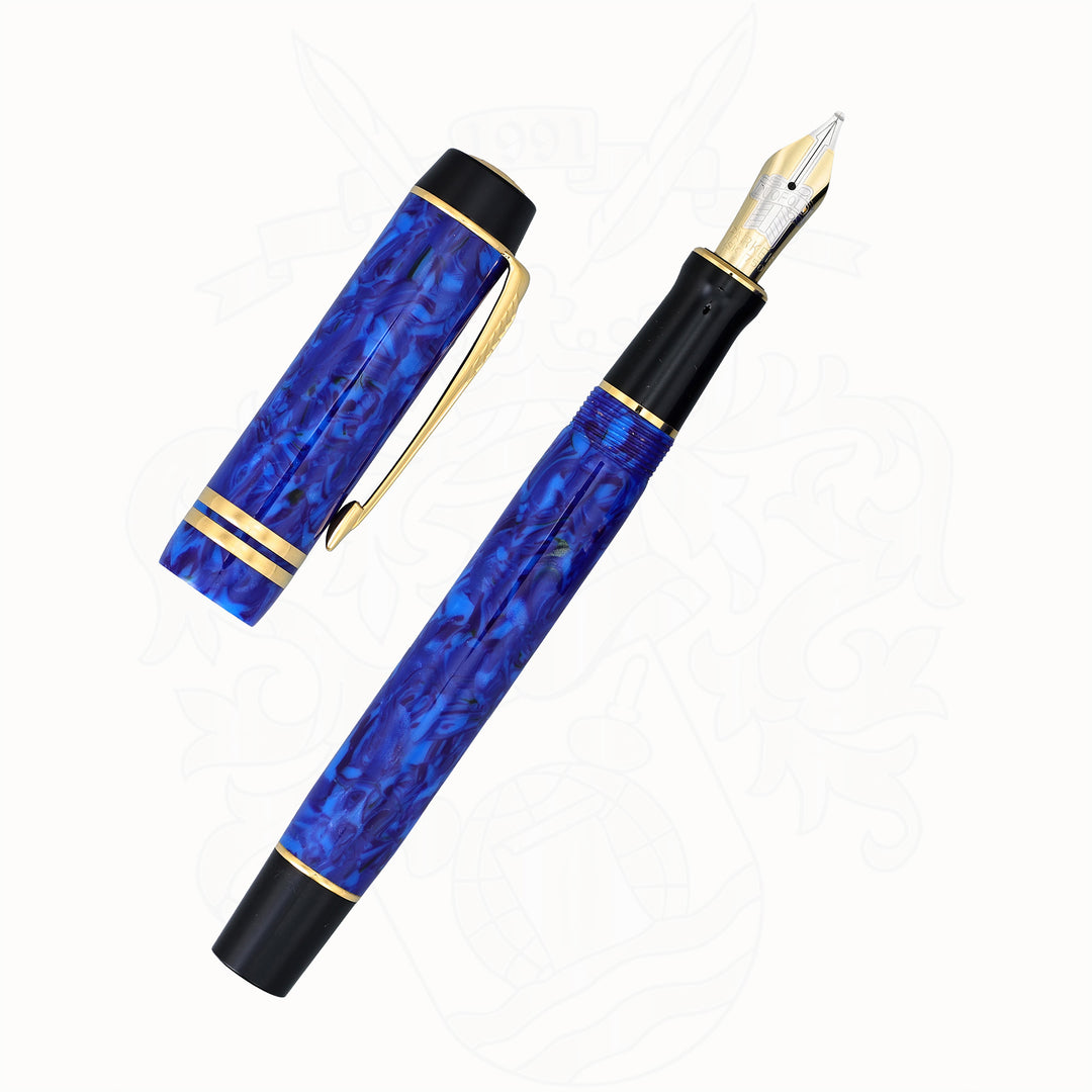 Parker Duofold Centennial MKII Lapis Lazuli Fountain Pen