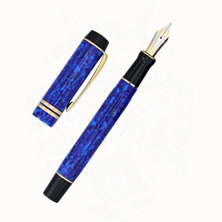 Parker Duofold Centennial MKII Lapis Lazuli Fountain Pen