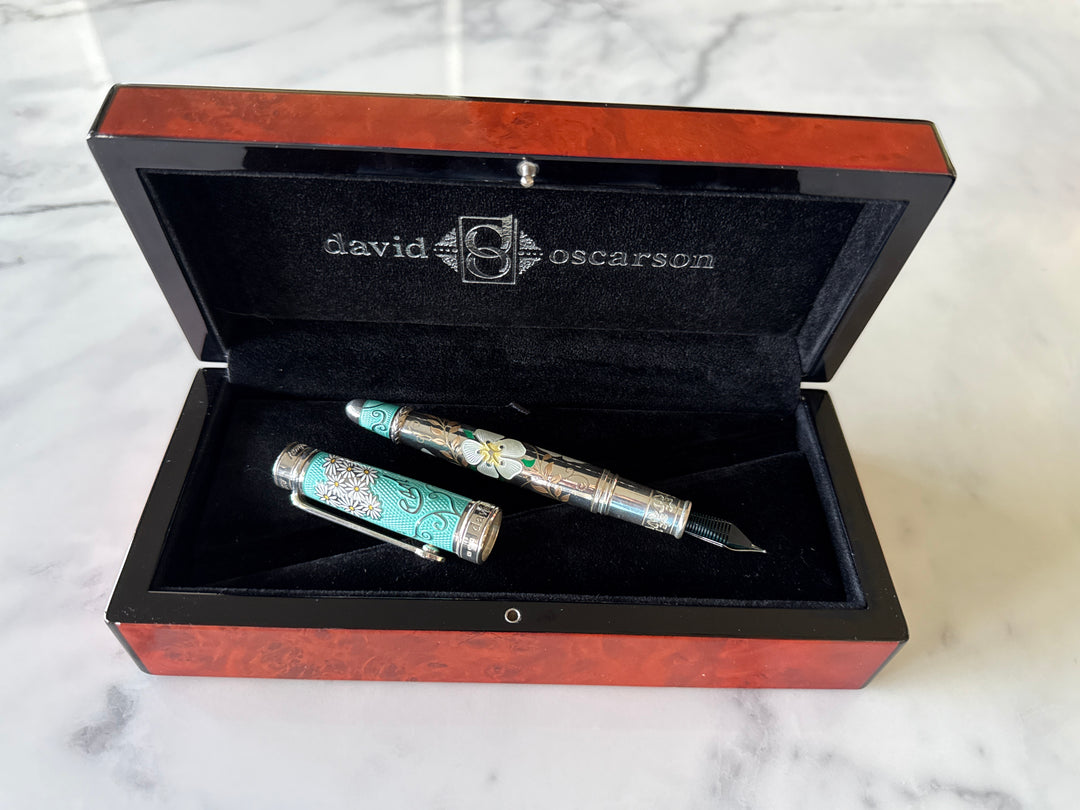 David Oscarson Carl Linnaeus Mint Fountain Pen - LE No. 2 of 7 Worldwide