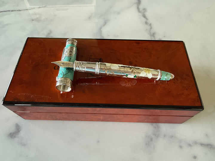 David Oscarson Carl Linnaeus Mint Fountain Pen - LE No. 2 of 7 Worldwide