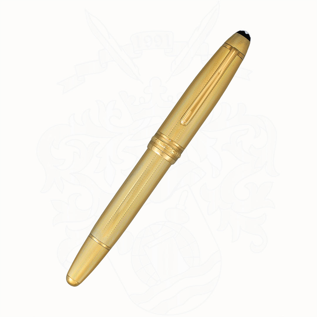 Montblanc Meisterstück 146 LeGrand Solitaire Gold Barley Fountain Pen
