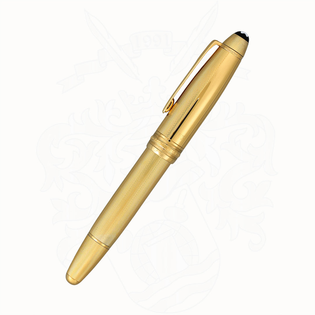 Montblanc Meisterstück 146 LeGrand Solitaire Gold Barley Fountain Pen