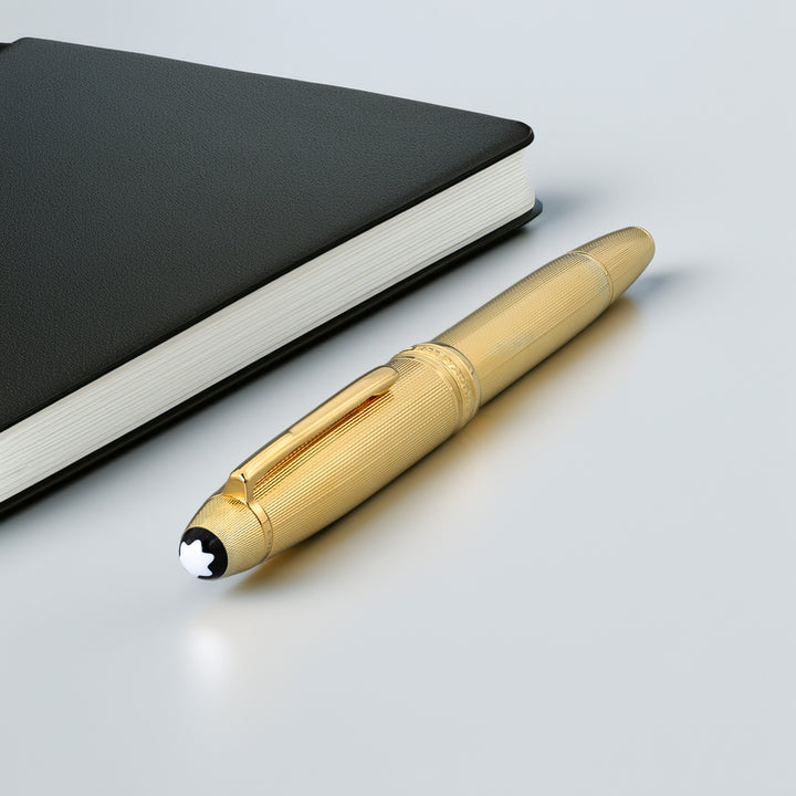 Montblanc Meisterstück 146 LeGrand Solitaire Gold Barley Fountain Pen