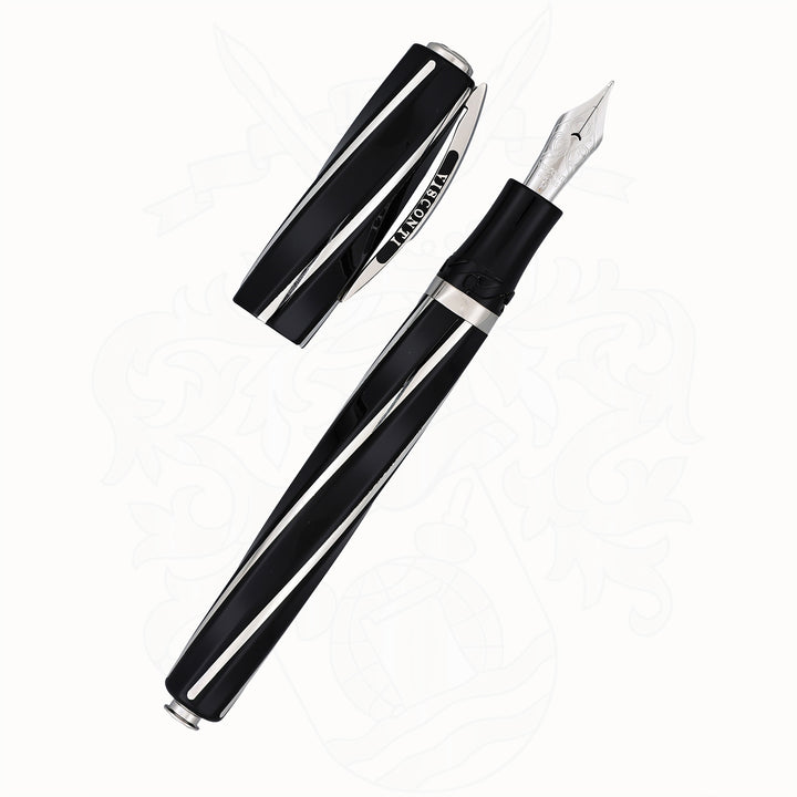 Visconti Divina Elegance Black Oversized Fountain Pen
